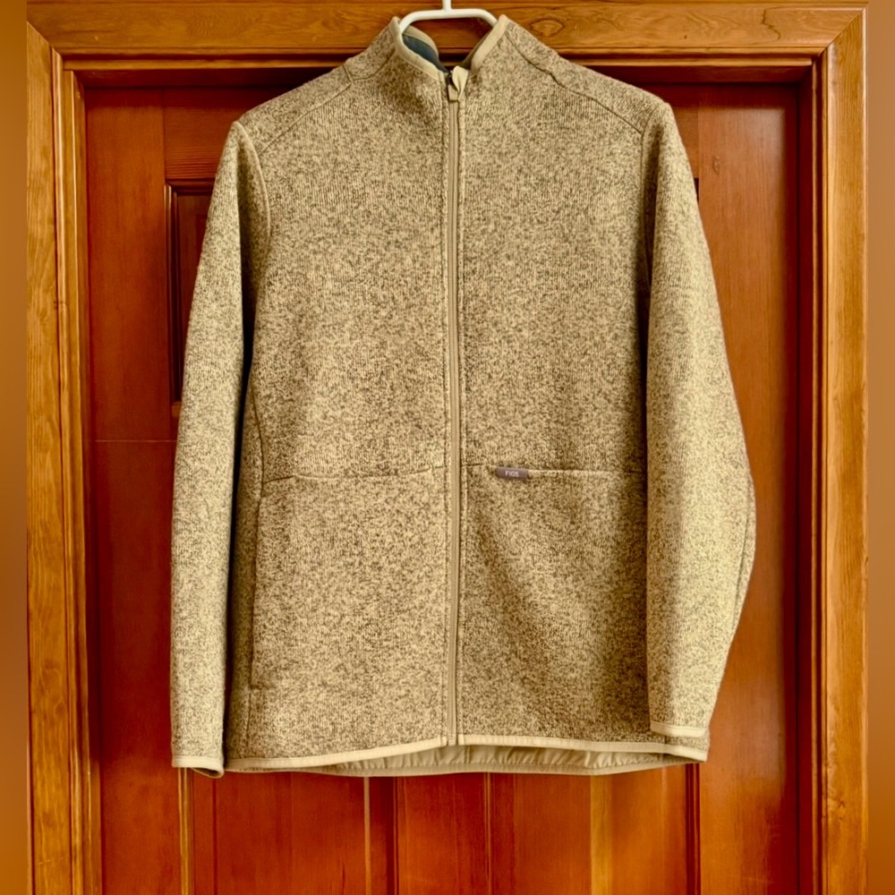 FIGS On Shift Sweater Knit Jacket Size XL Heather Light Oak ๐ค๐ค๐ค - Picture 2 of 15
